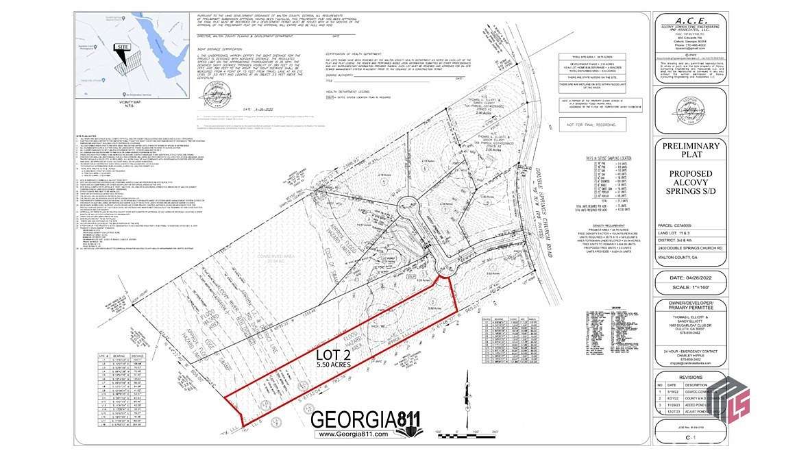 5.5 Acres of Residential Land for Sale in Monroe, Georgia