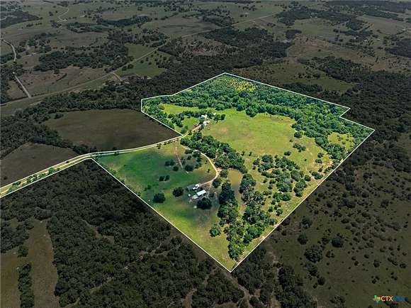 80.21 Acres of Land with Home for Sale in Schulenburg, Texas