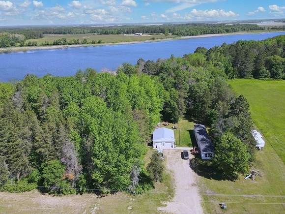 15.23 Acres of Recreational Land with Home for Sale in Menahga, Minnesota