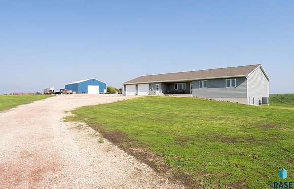 40.07 Acres of Land with Home for Sale in Delmont, South Dakota