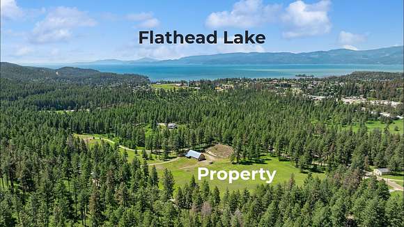 21.11 Acres of Recreational Land with Home for Sale in Bigfork, Montana