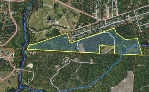 68.14 Acres of Land with Home for Sale in Aiken, South Carolina