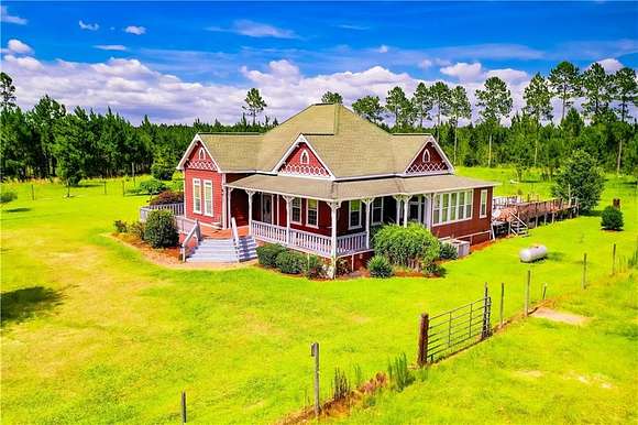 24.13 Acres of Land with Home for Sale in Surrency, Georgia