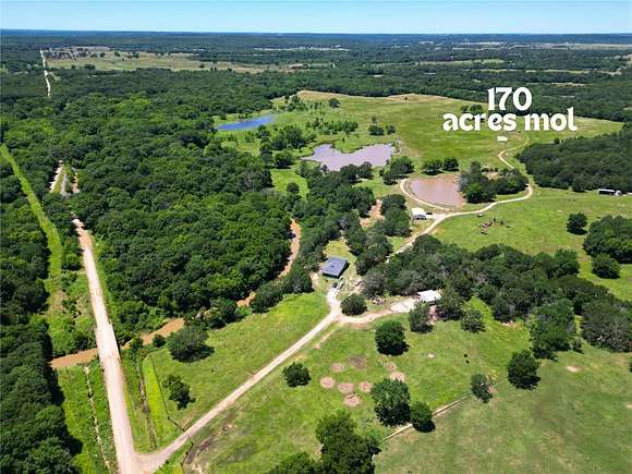 169.5 Acres of Land with Home for Sale in Weleetka, Oklahoma