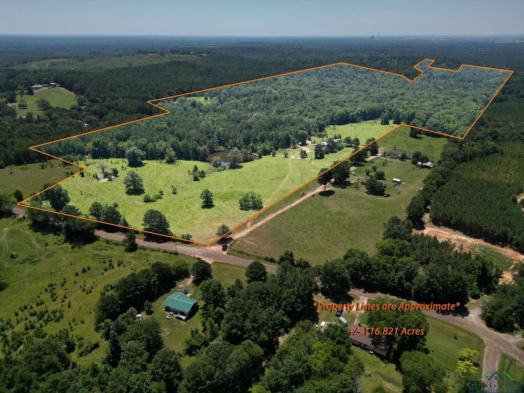 116.821 Acres of Recreational Land & Farm for Sale in Hallsville, Texas