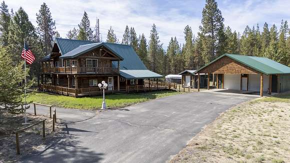 7.61 Acres of Residential Land with Home for Sale in La Pine, Oregon