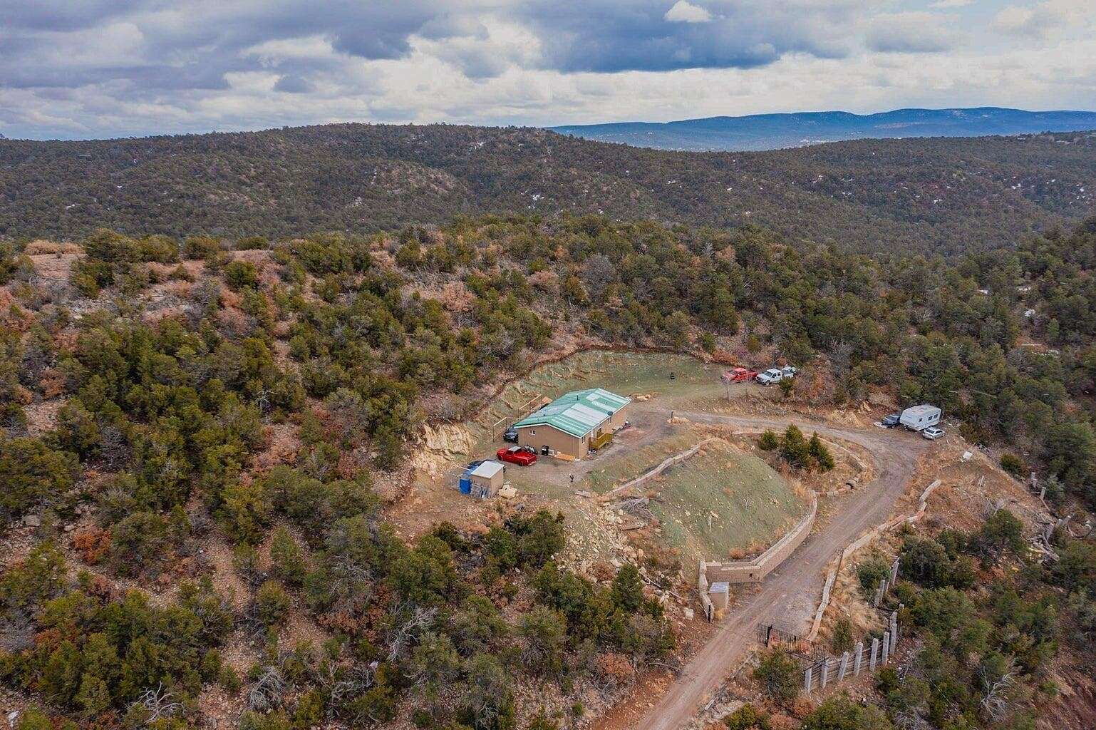 2 Acres of Residential Land with Home for Sale in Cedar Crest, New Mexico