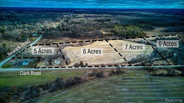 6.2 Acres of Residential Land for Sale in Lapeer, Michigan