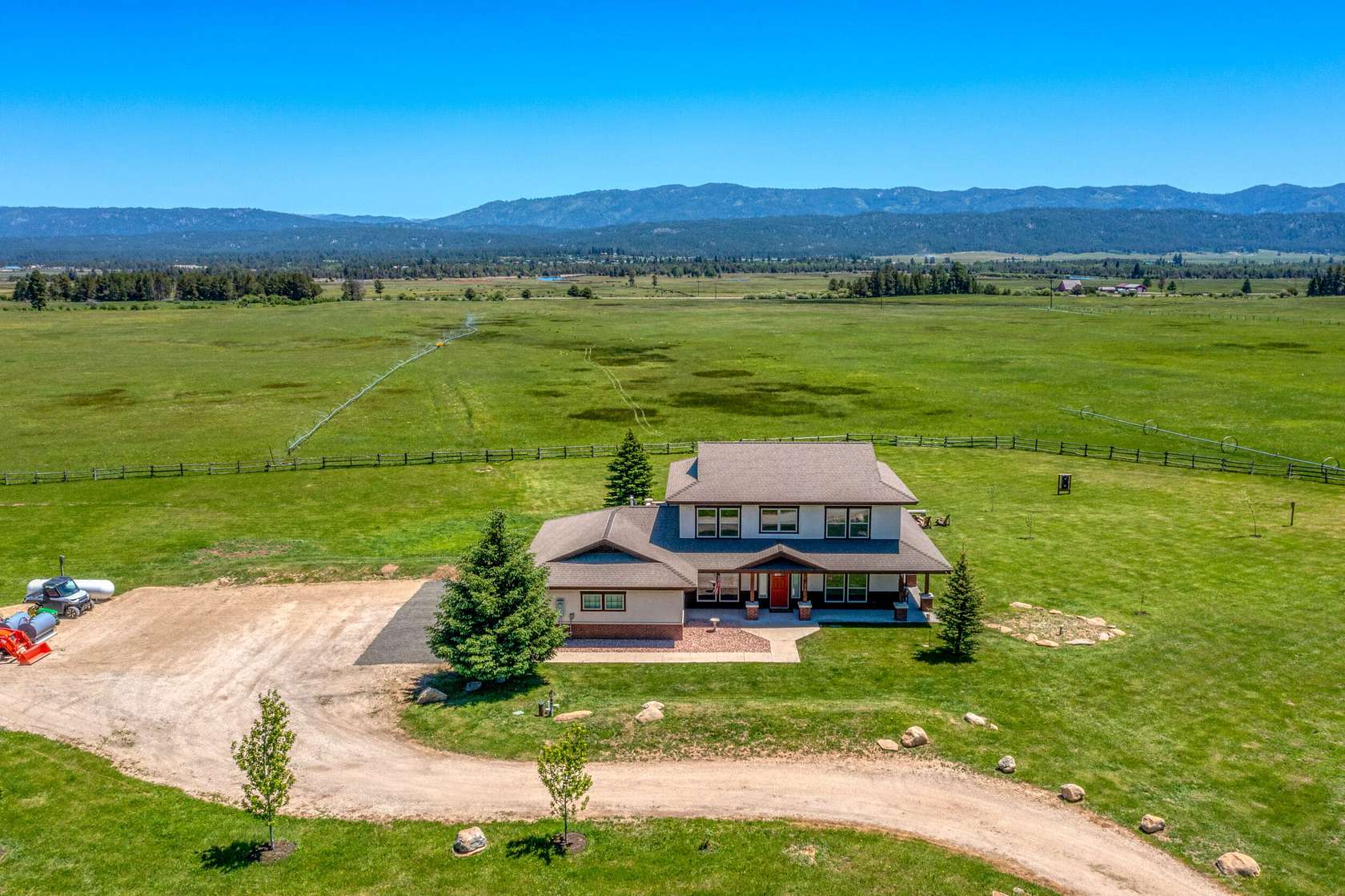 9.8 Acres of Land with Home for Sale in Cascade, Idaho