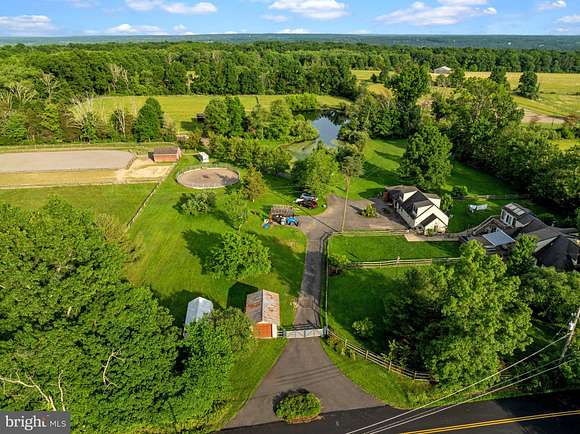 11.67 Acres of Land with Home for Sale in Upper Black Eddy, Pennsylvania