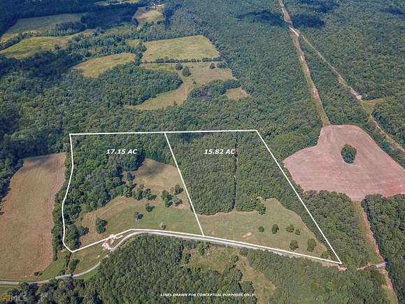 32.97 Acres of Land for Sale in Senoia, Georgia