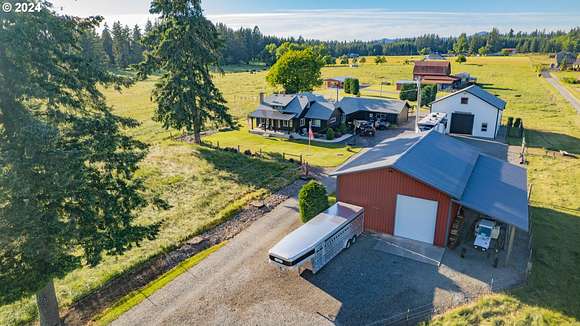 20.04 Acres of Agricultural Land with Home for Sale in La Center, Washington