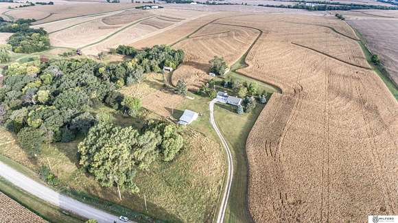 94.554 Acres of Agricultural Land with Home for Sale in Springfield, Nebraska