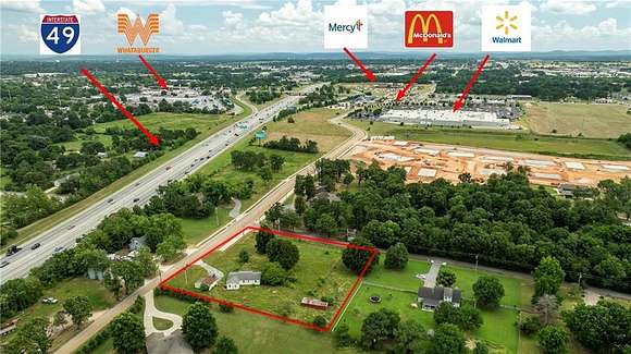 2 Acres of Improved Commercial Land for Sale in Springdale, Arkansas
