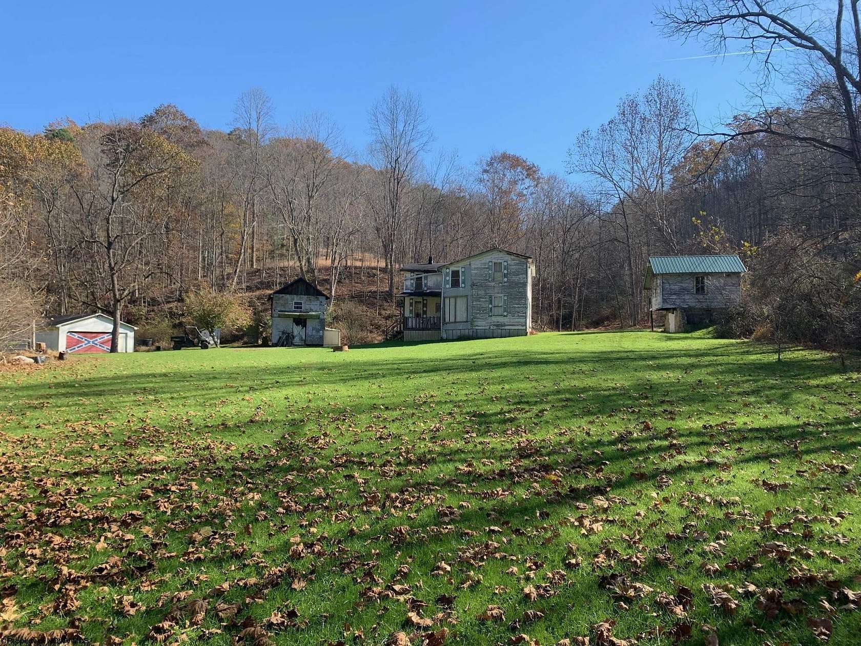 78.8 Acres of Land with Home for Sale in Glenville, West Virginia