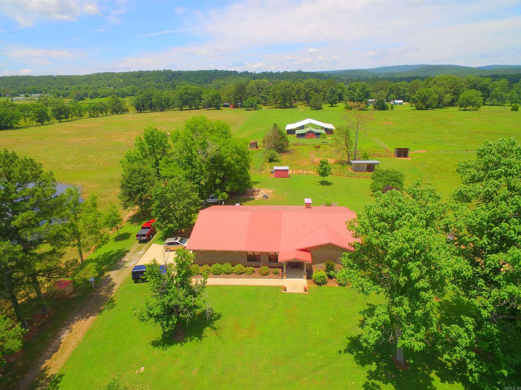 31.1 Acres of Agricultural Land with Home for Sale in Royal, Arkansas