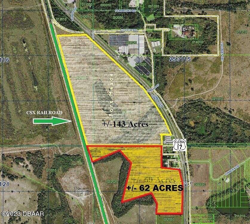 62 Acres of Land for Sale in Fort Meade, Florida