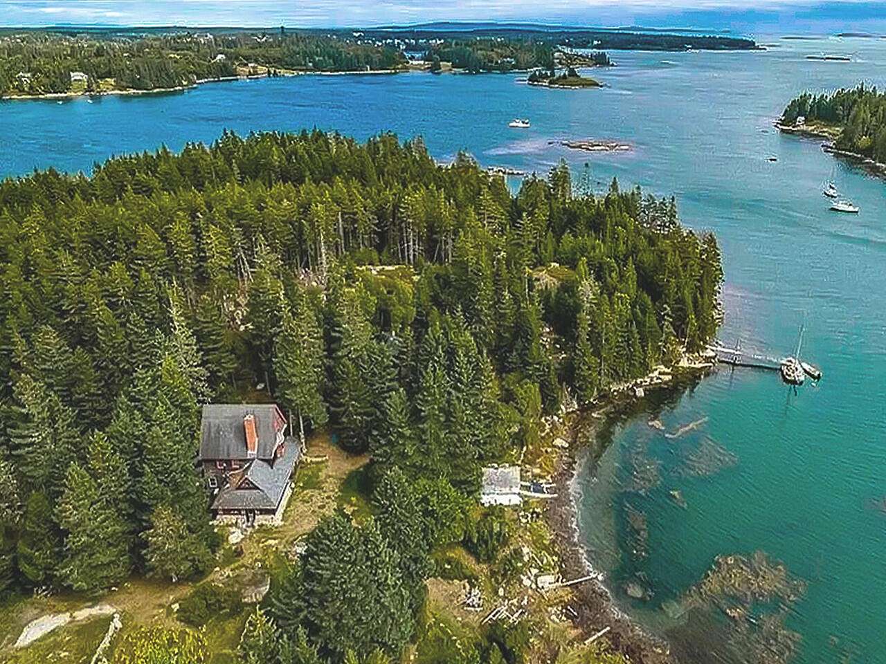 3.79 Acres of Residential Land with Home for Sale in Vinalhaven, Maine