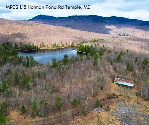 118 Acres of Recreational Land with Home for Sale in Temple, Maine