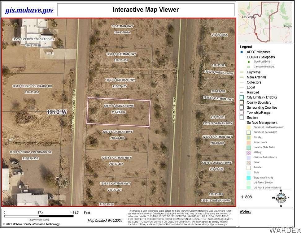 0.14 Acres of Commercial Land for Sale in Topock, Arizona