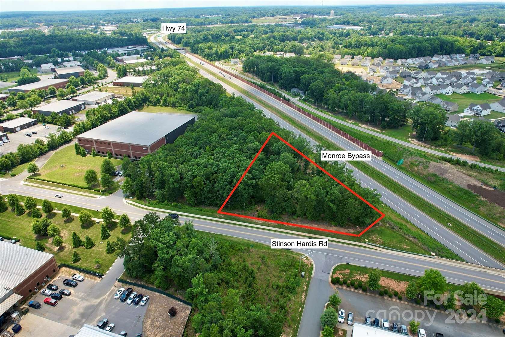 0.84 Acres of Commercial Land for Sale in Indian Trail, North Carolina