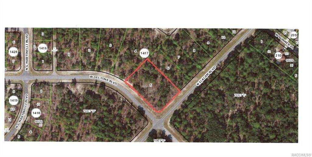 1.38 Acres of Land for Sale in Citrus Springs, Florida