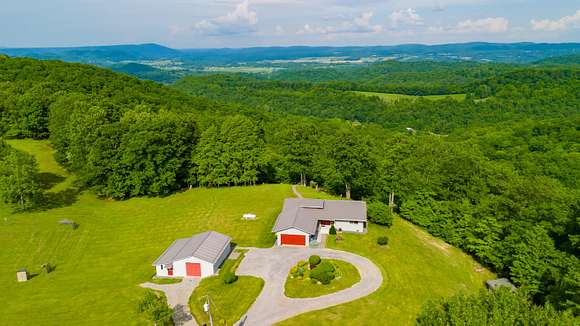 16.94 Acres of Land with Home for Sale in Falling Spring, West Virginia
