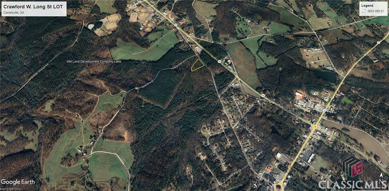 2.49 Acres of Residential Land for Sale in Danielsville, Georgia