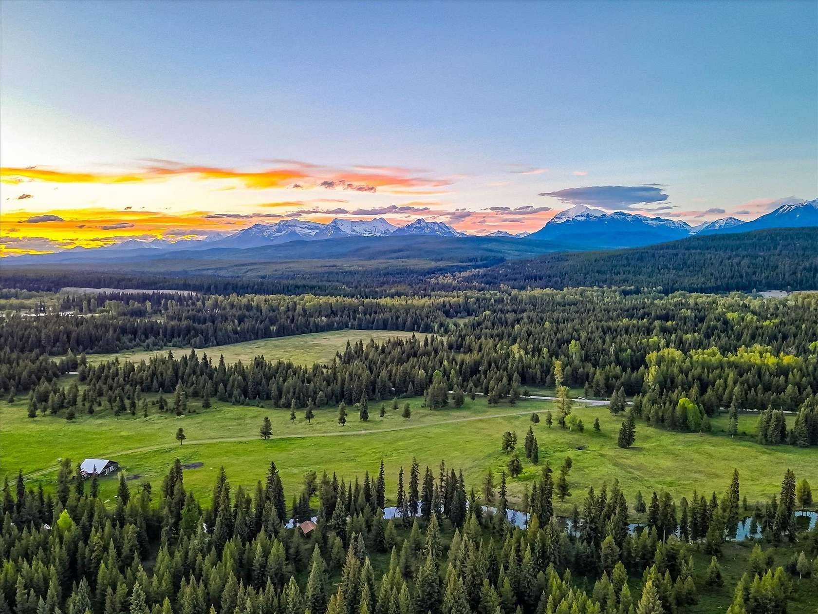 2,006 Acres of Recreational Land with Home for Sale in Polebridge, Montana
