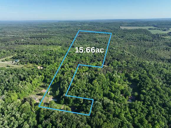 15.66 Acres of Recreational Land for Sale in Benzonia, Michigan