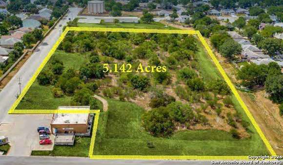5.14 Acres of Commercial Land for Sale in Schertz, Texas