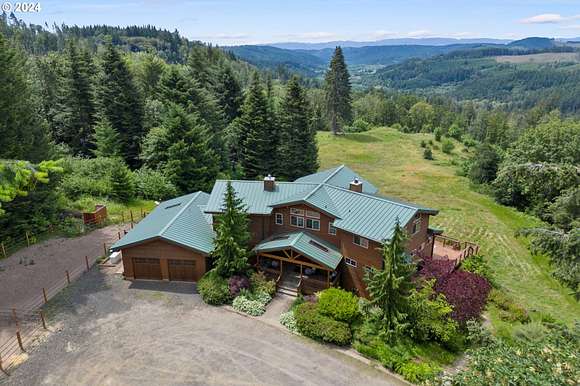 87 Acres of Land with Home for Sale in Sheridan, Oregon