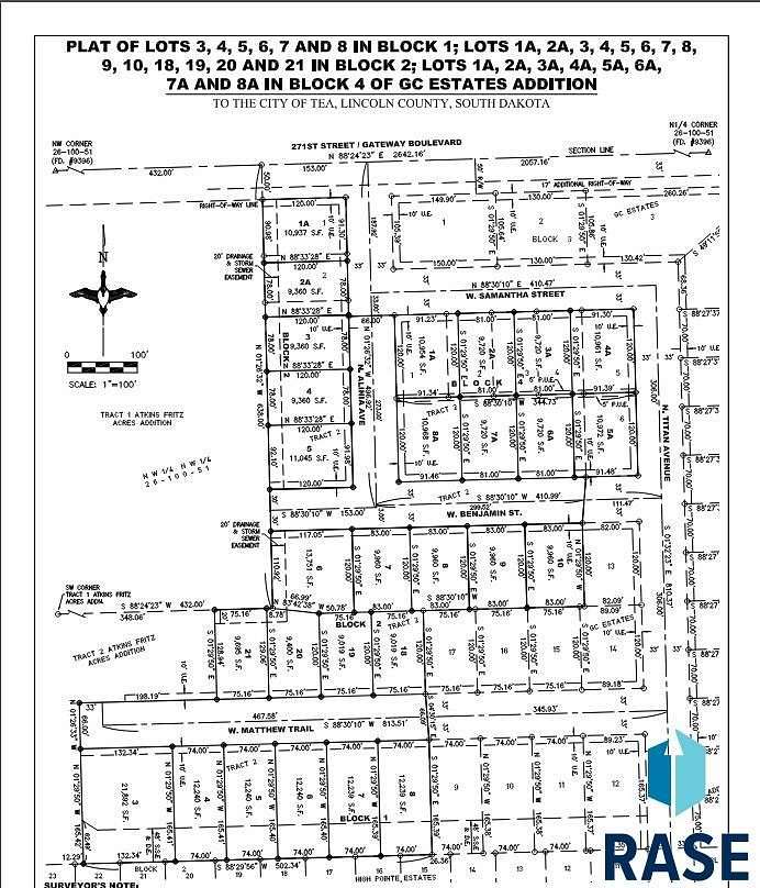 0.28 Acres of Residential Land for Sale in Tea, South Dakota