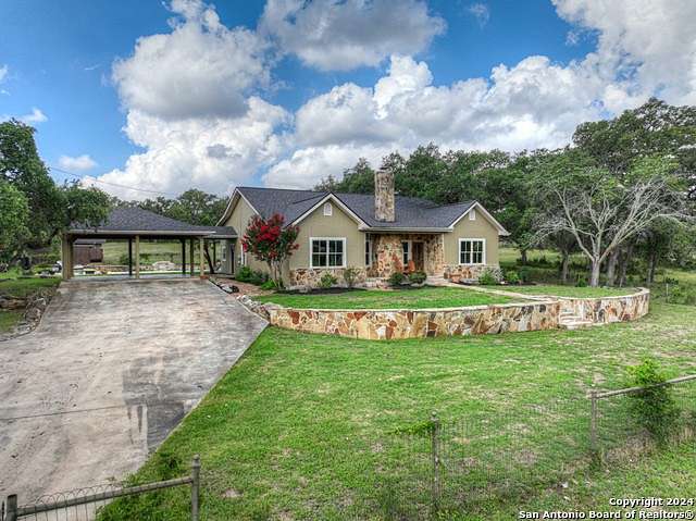 6.692 Acres of Land with Home for Sale in New Braunfels, Texas