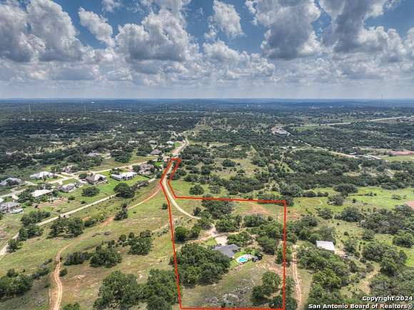 6.692 Acres of Land with Home for Sale in New Braunfels, Texas