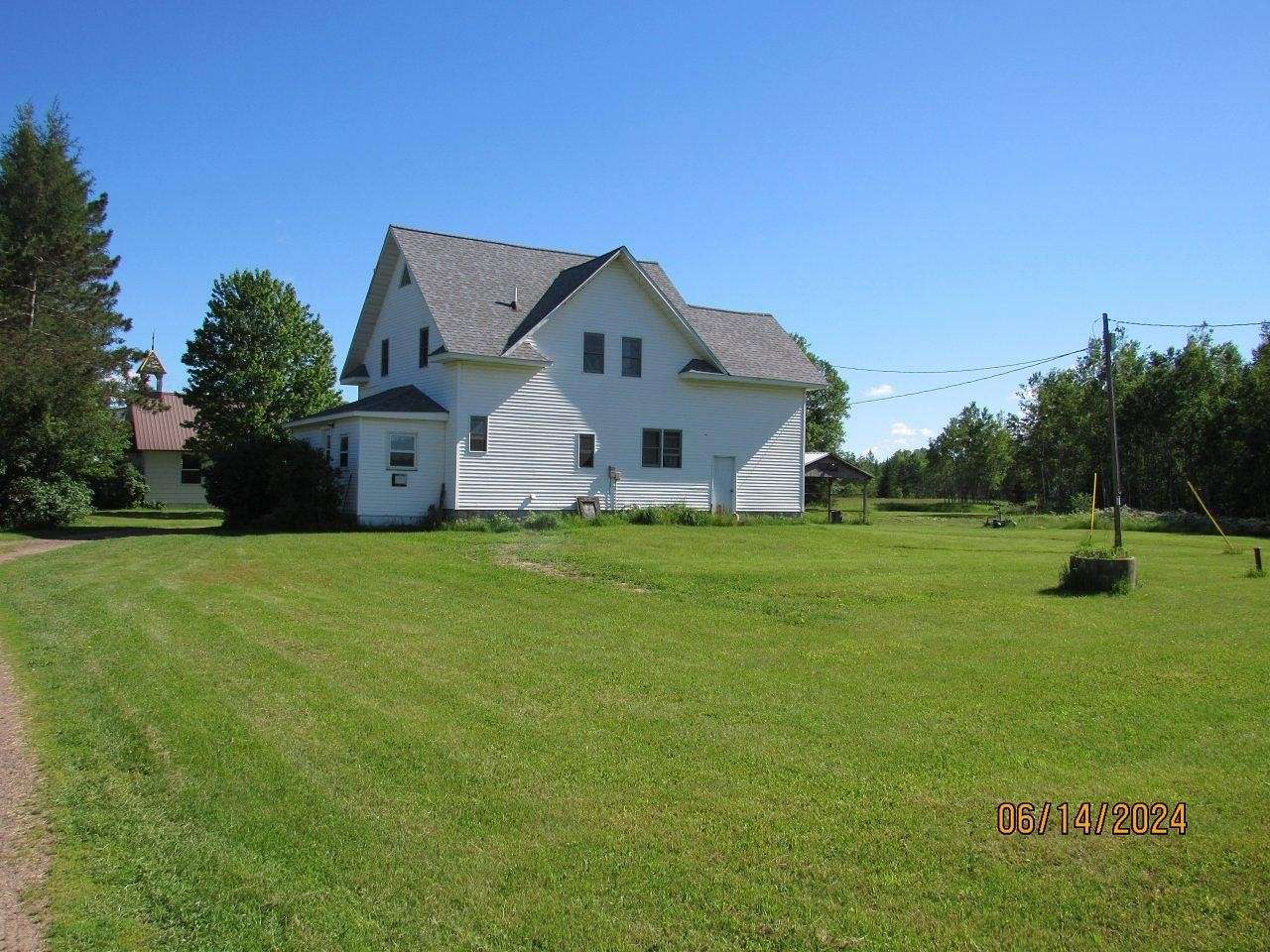 10 Acres of Residential Land with Home for Sale in Fifield, Wisconsin