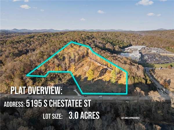 3 Acres of Commercial Land for Sale in Dahlonega, Georgia