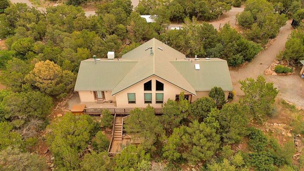 4.3 Acres of Residential Land with Home for Sale in Tijeras, New Mexico