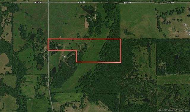 41.49 Acres of Recreational Land with Home for Sale in Big Cabin, Oklahoma
