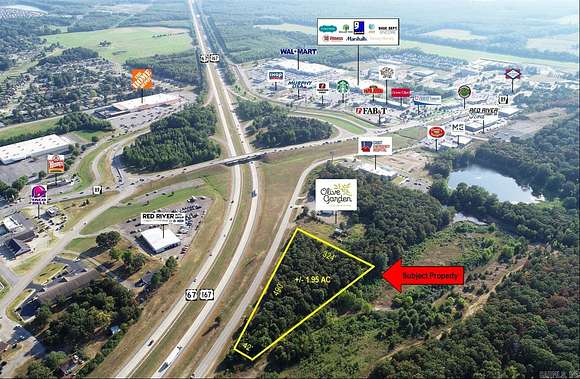 1.95 Acres of Commercial Land for Sale in Cabot, Arkansas