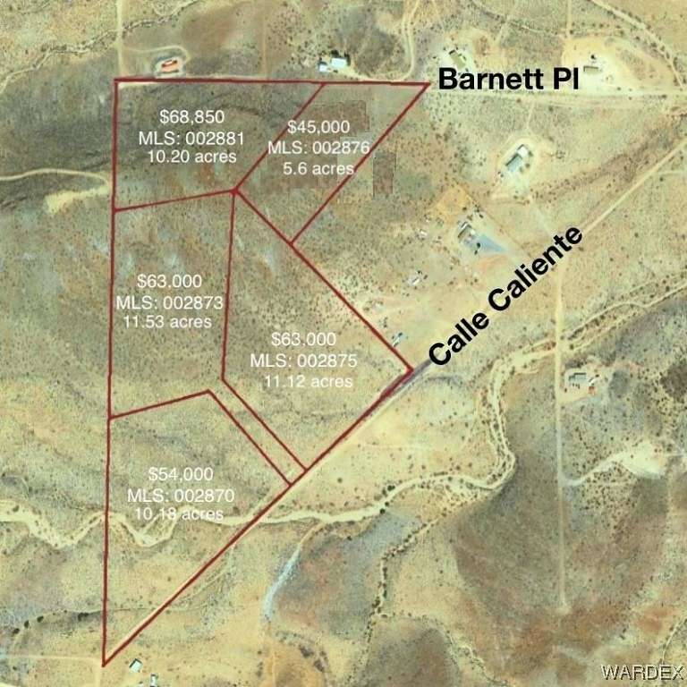 11.53 Acres of Land for Sale in Kingman, Arizona