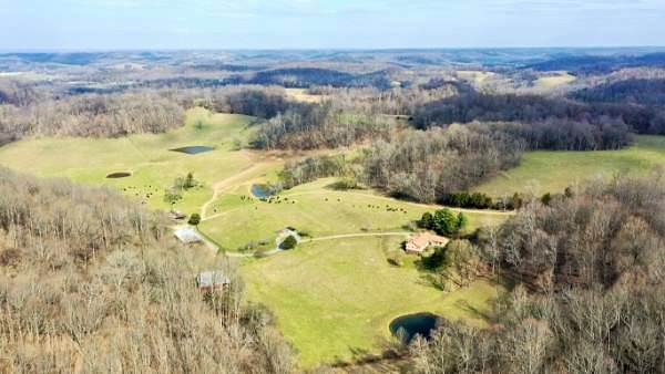 109 Acres of Agricultural Land with Home for Sale in Pulaski, Tennessee