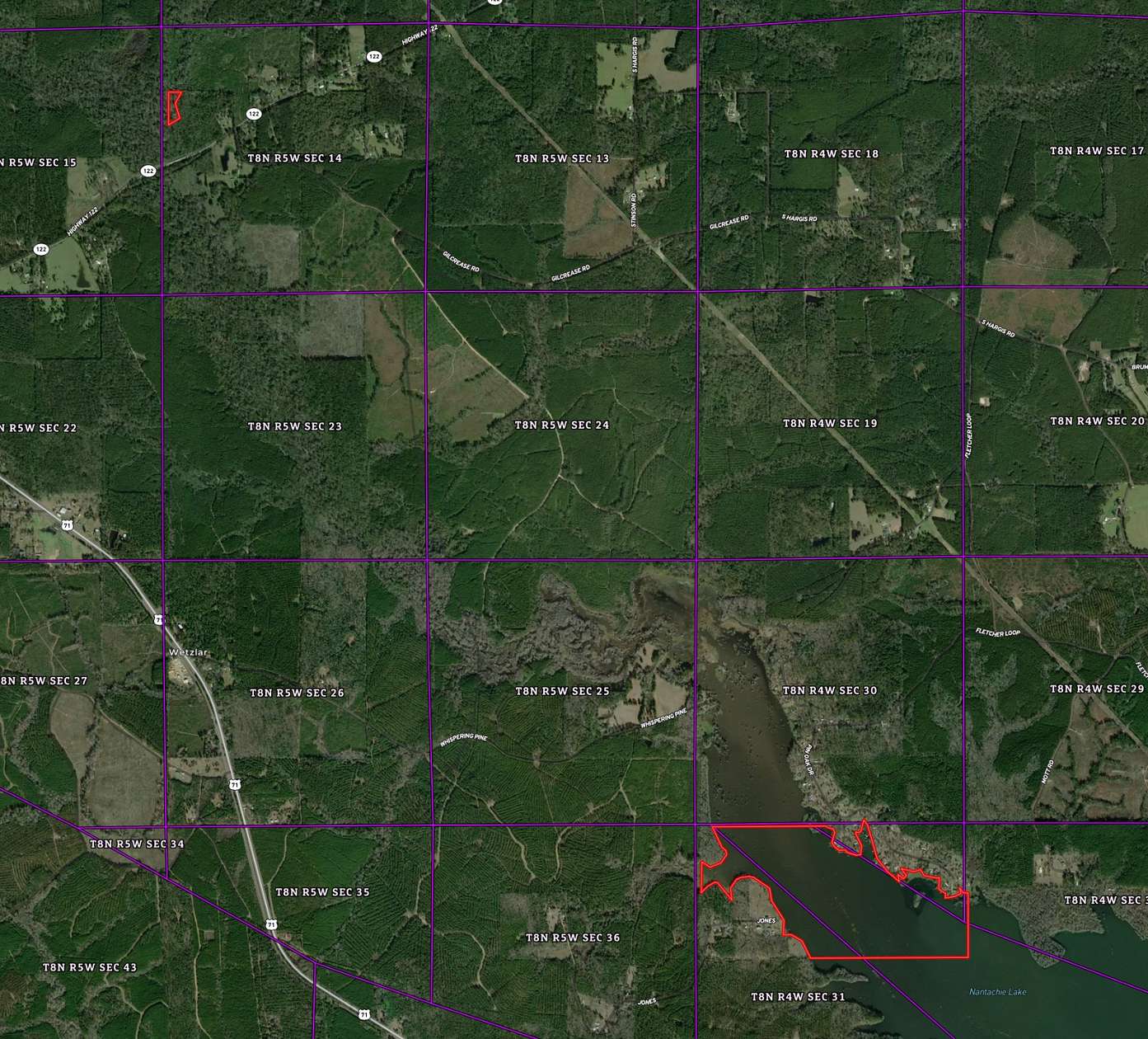 205 Acres of Land for Sale in Colfax, Louisiana