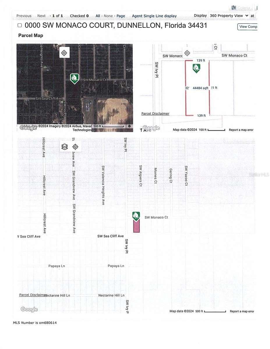 1.02 Acres of Residential Land for Sale in Dunnellon, Florida