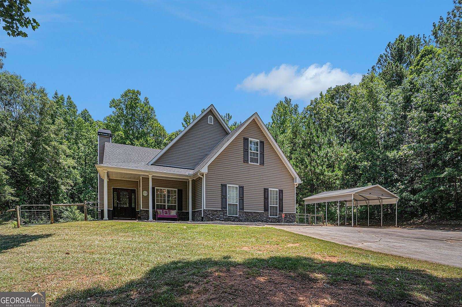 10.98 Acres of Land with Home for Sale in Griffin, Georgia