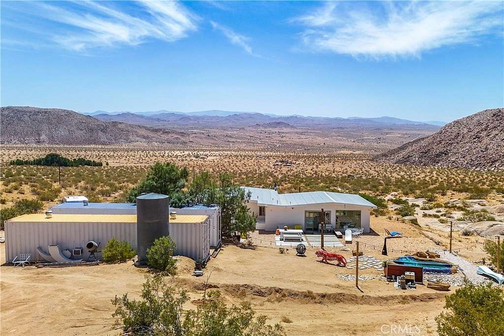 5 Acres of Residential Land with Home for Sale in Landers, California