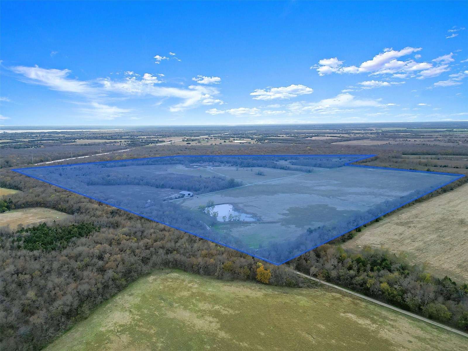 114 Acres of Land with Home for Sale in Klondike, Texas