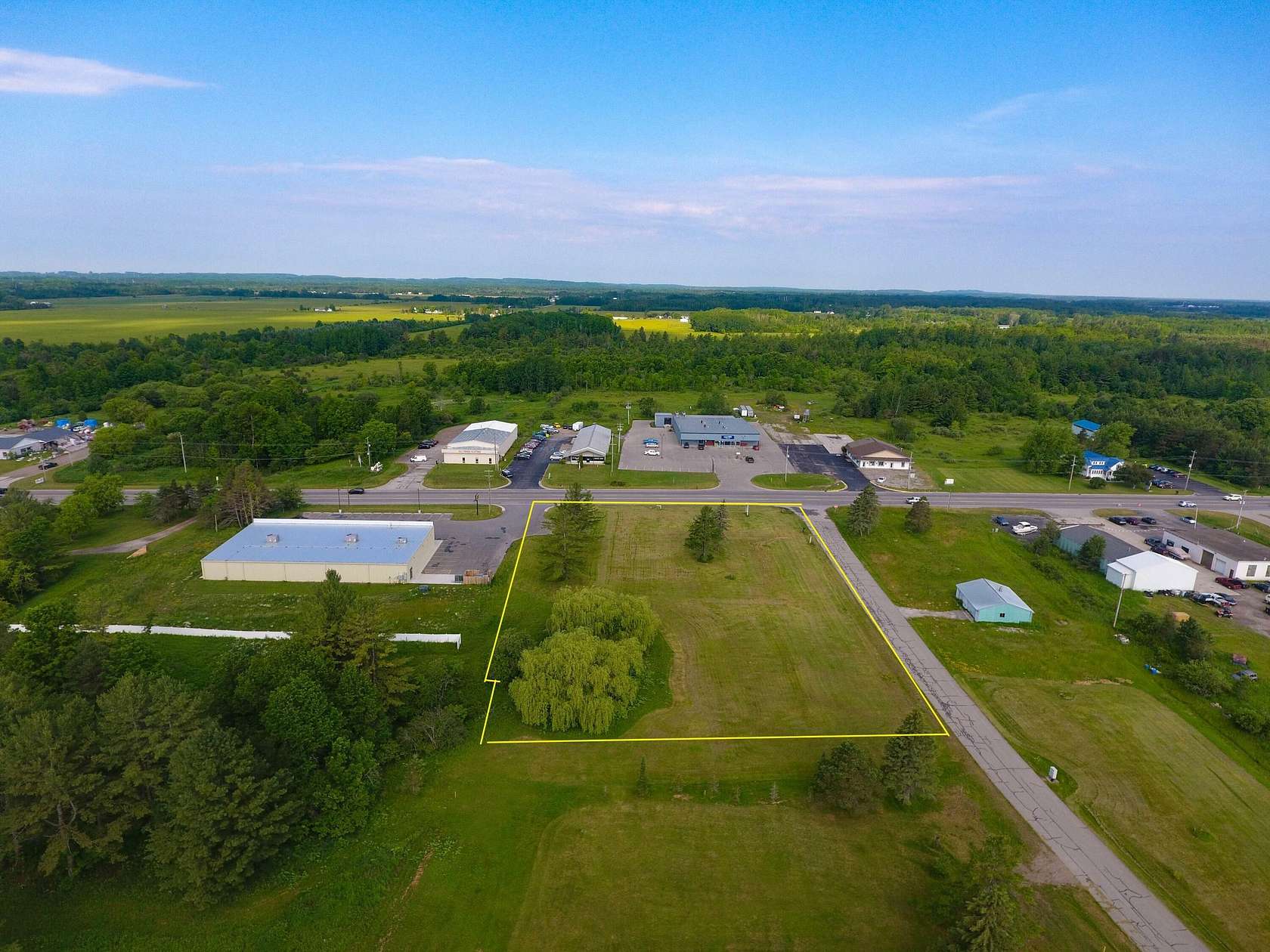 1.85 Acres of Commercial Land for Sale in Cheboygan, Michigan
