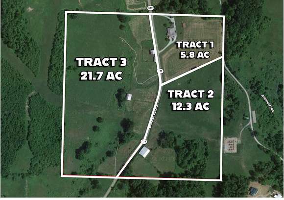 40 Acres of Land with Home for Auction in Barnesville, Ohio