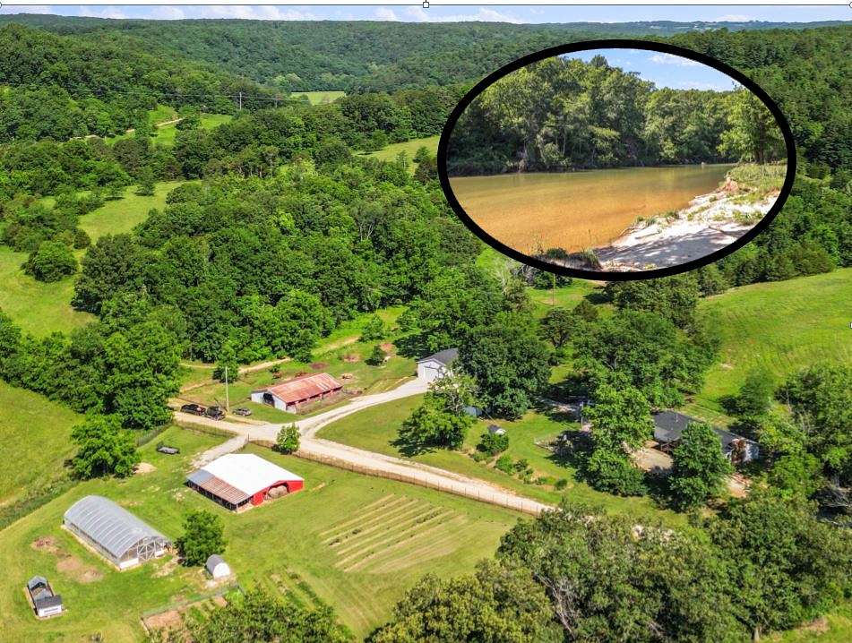 80 Acres of Land with Home for Sale in Vanzant, Missouri